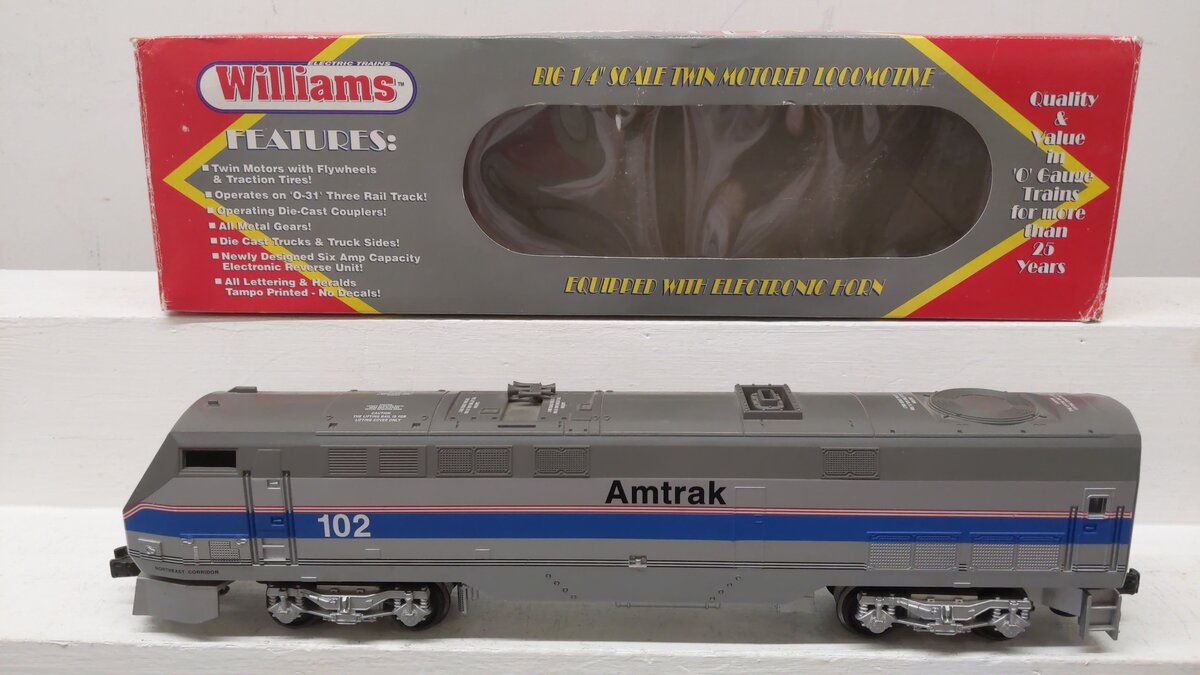Williams GEN102 O Gauge Amtrak 