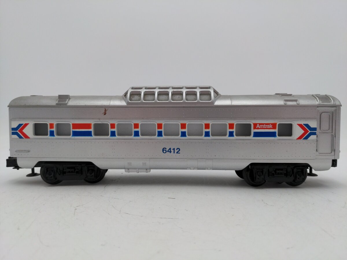 Lionel 6-6412 O Gauge Amtrak Vista Dome Passenger Car #6412 EX