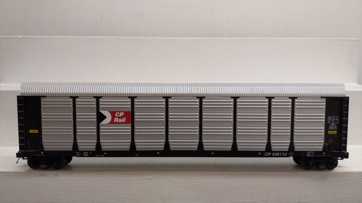 MTH 20-98405 O Gauge CP Rail Corrugated Auto Carrier #556112 EX/Box