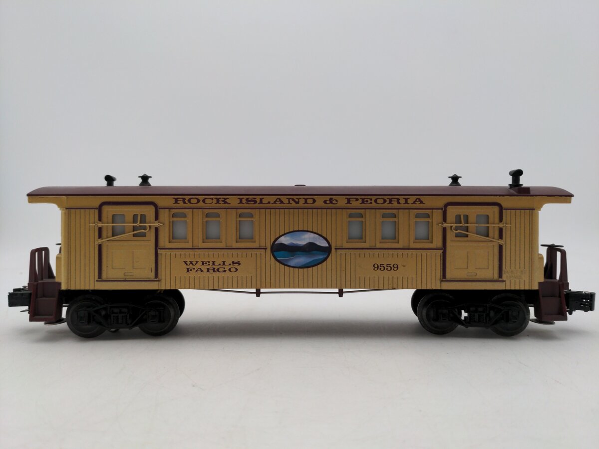 Lionel 6-9559 O Gauge Rock Island & Peoria Combine Car VG