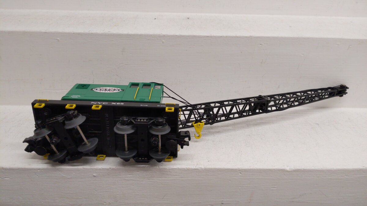 MTH 30-7987 New York Central American Crane Car EX/Box