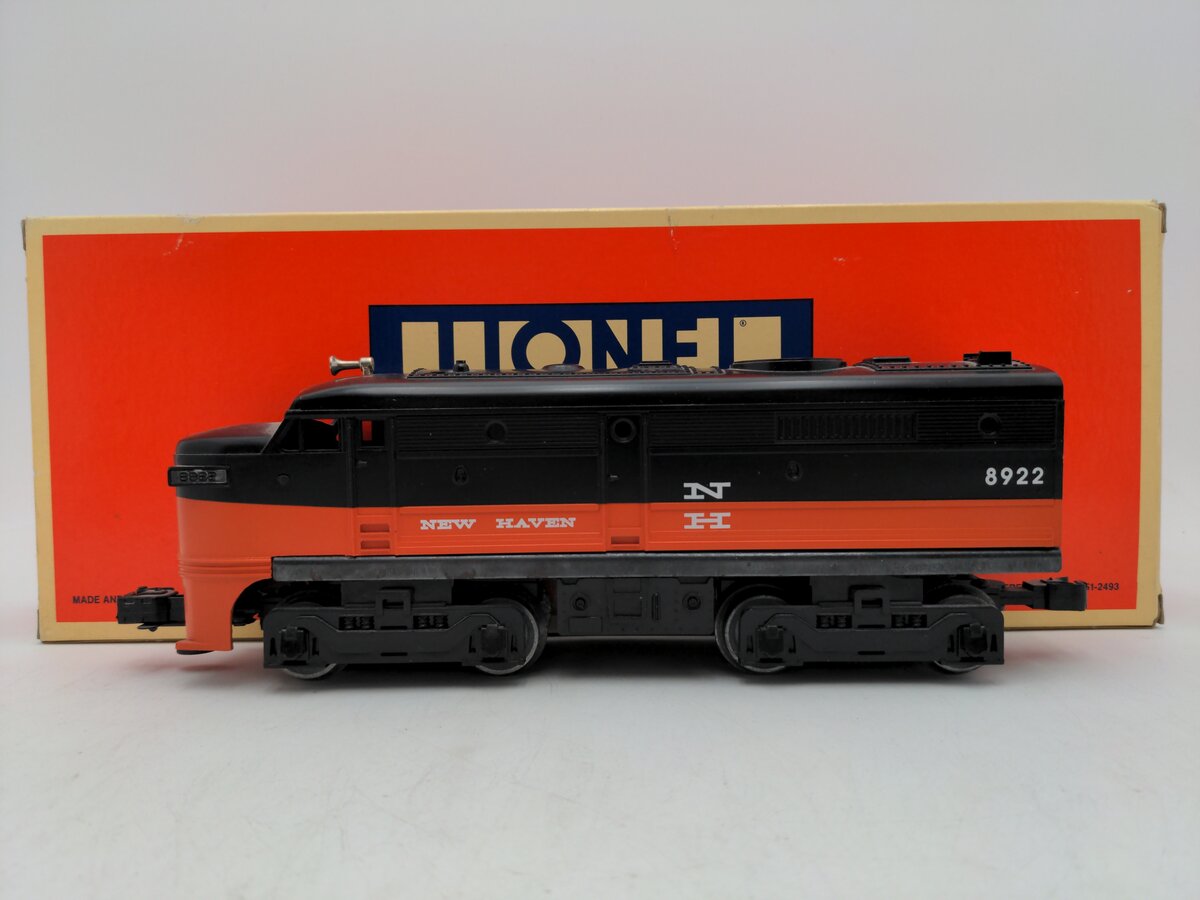 Lionel 6-18922 O Gauge New Haven Alco Diesel Locomotive #8922 VG/Box