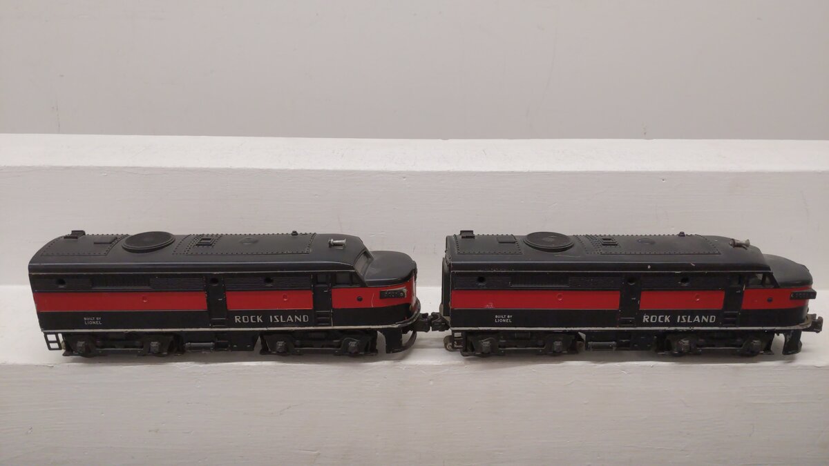Lionel 6-2031 Rock Island Alco AA O Gauge Diesel Train Set