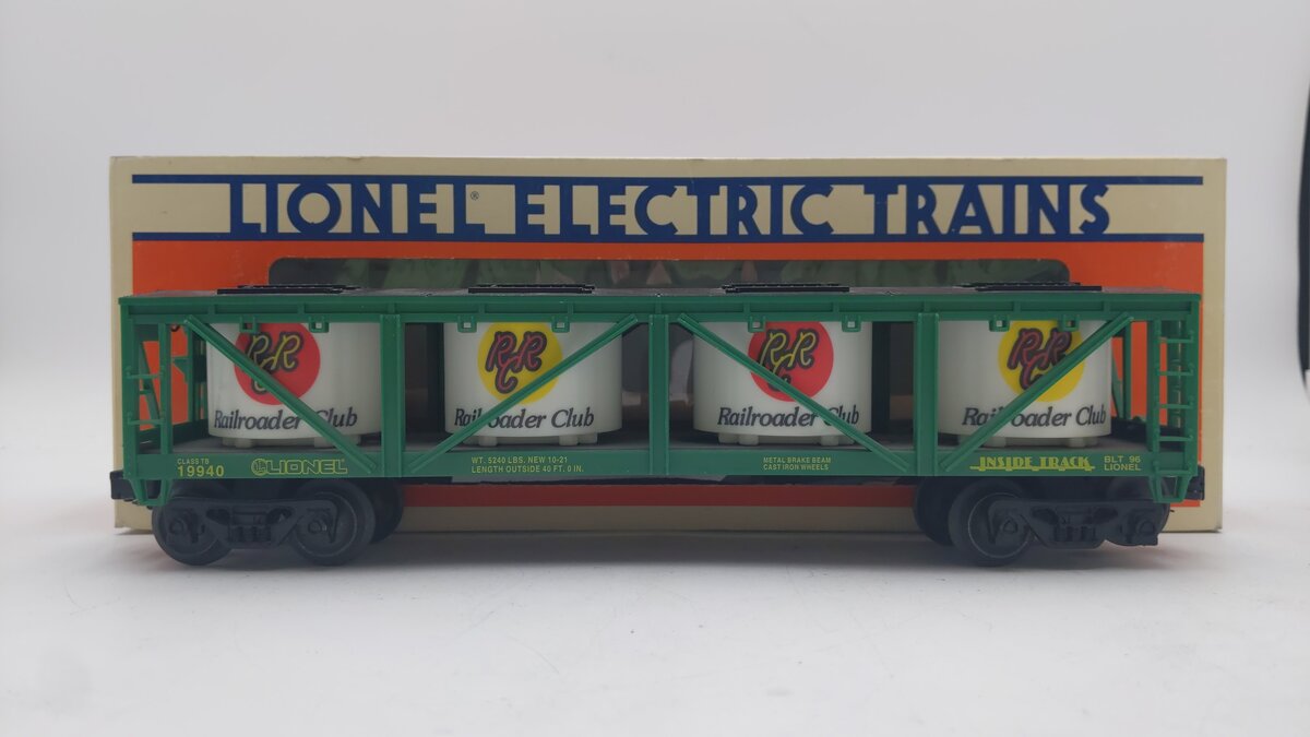 Lionel 6-19940 O Gauge Lionel Railroader Club Vat Car EX/Box