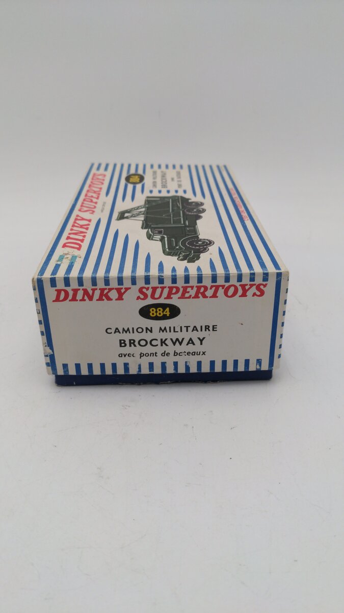 Dinky 884 Supertoys Brockway Military Truck with Bridge of Boats EX/Box