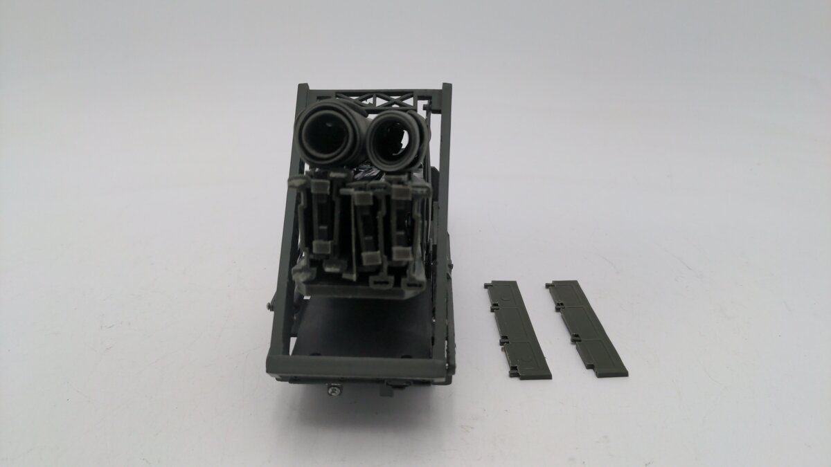 Dinky 884 Supertoys Brockway Military Truck with Bridge of Boats EX/Box