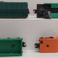 K-Line O Gauge Assorted Freight Cars: 5612, 5511, 7350, 7502 [4] VG/Box