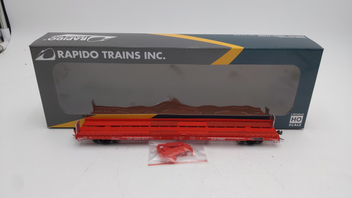 Rapido Trains 151003A HO CP Rail Piggyback Flatcar #505631 LN/Box