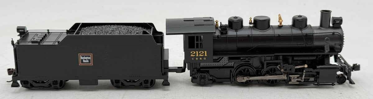 Bachmann 51508 HO CBQ 2-6-2 Prairie Steam Locomotive #2121 VG/Box