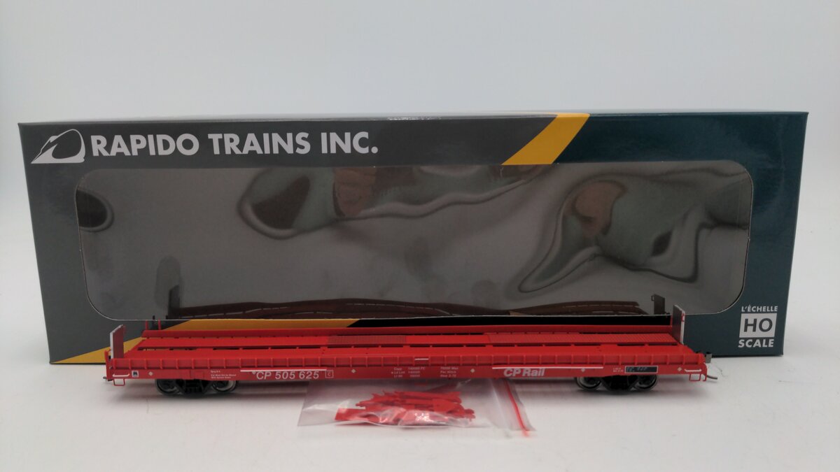 Rapido Trains 151003A HO CP Rail Piggyback Flatcar #505625 LN/Box