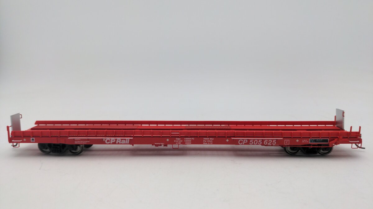 Rapido Trains 151003A HO CP Rail Piggyback Flatcar #505625 LN/Box