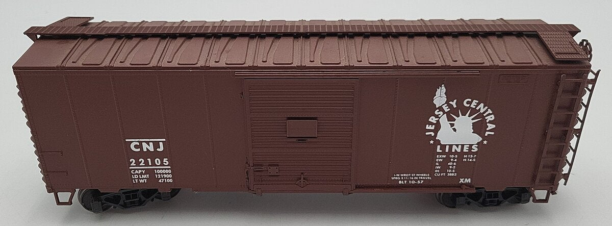 BevBel 2029 O Scale Central New Jersey Boxcar #22105 2-Rail VG/Box