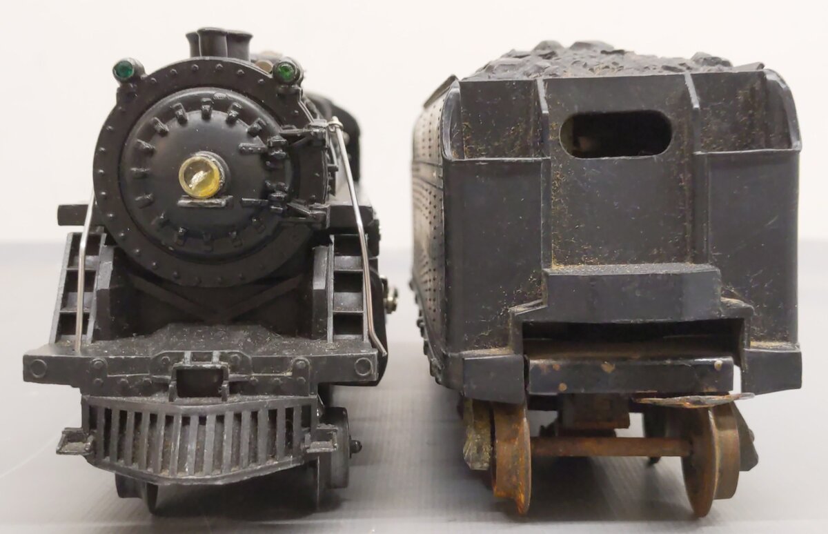 Lionel 224 Vintage O 2-6-2 Die-Cast Steam Locomotive with 2466W Tender VG
