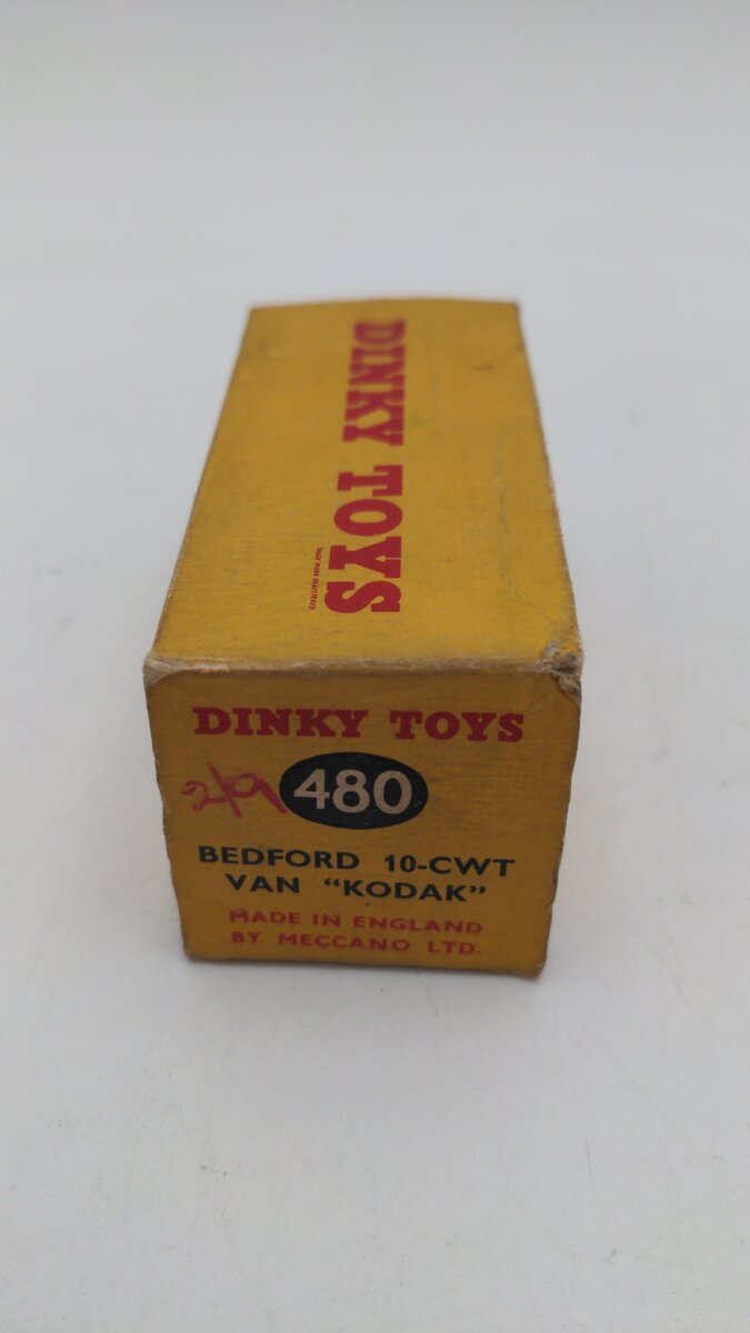 Dinky 480 1:43 Scale Yellow Bedford Kodak Die Cast EX/Box
