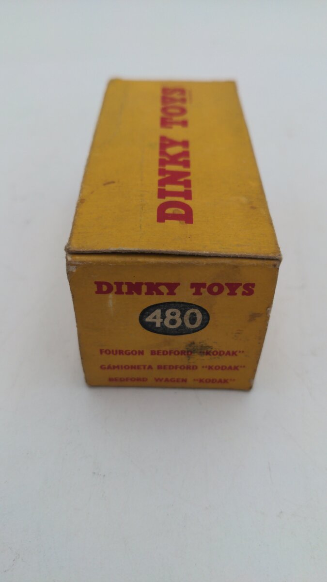 Dinky 480 1:43 Scale Yellow Bedford Kodak Die Cast EX/Box