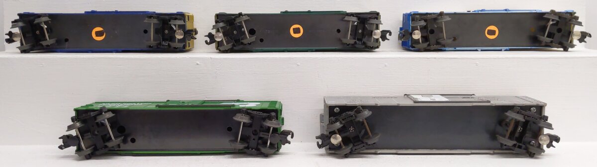 Lionel & Other O Scale Assorted Single-Door Boxcars (5)