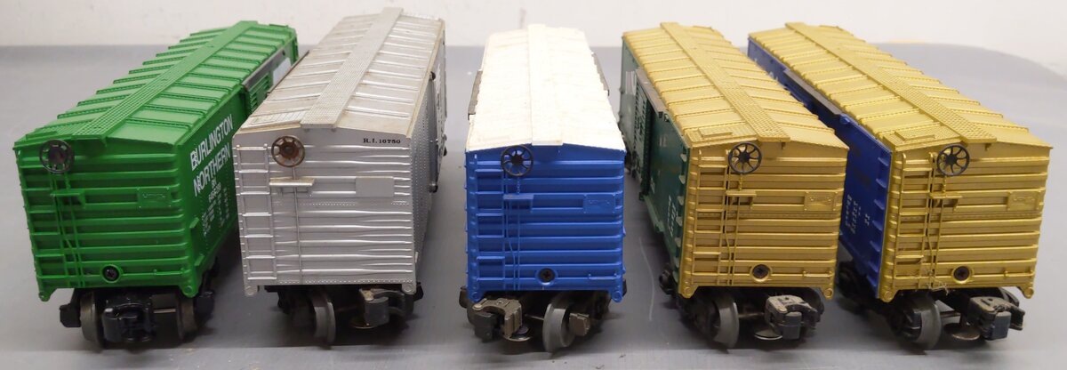 Lionel & Other O Scale Assorted Single-Door Boxcars (5)