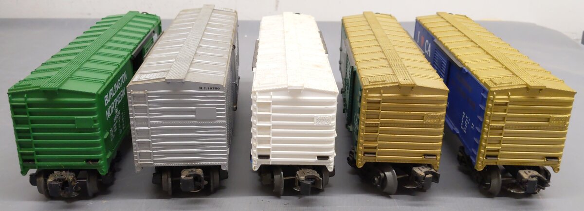 Lionel & Other O Scale Assorted Single-Door Boxcars (5)