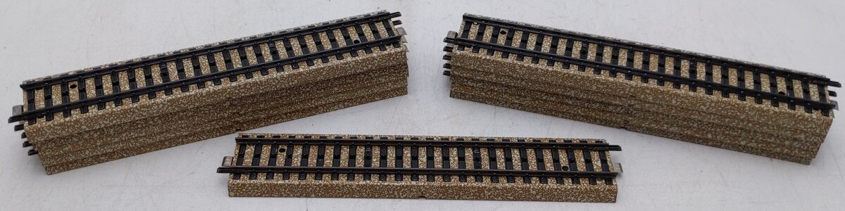 Marklin 5106 HO Scale Metal Straight Track (11) EX
