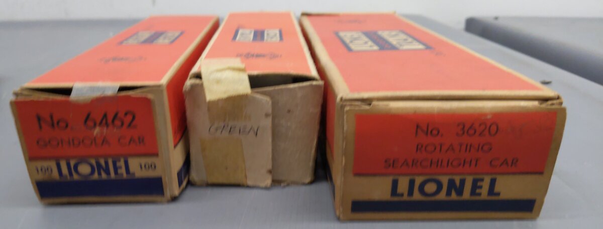Lionel Assorted Freight Cars [3] VG/Box
