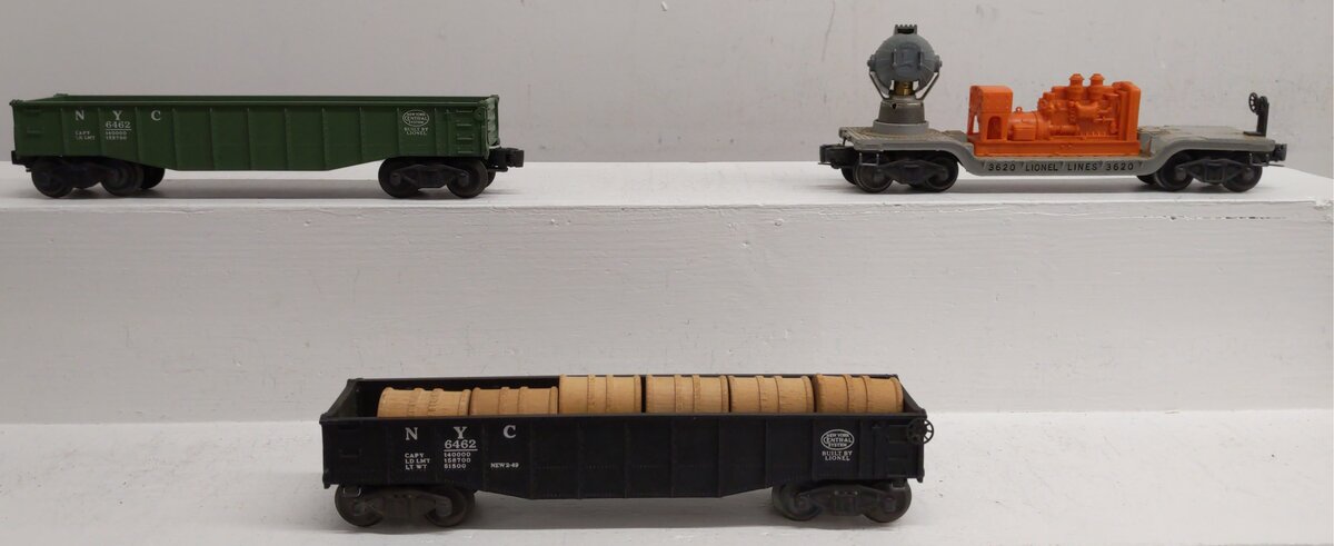 Lionel Assorted Freight Cars [3] VG/Box