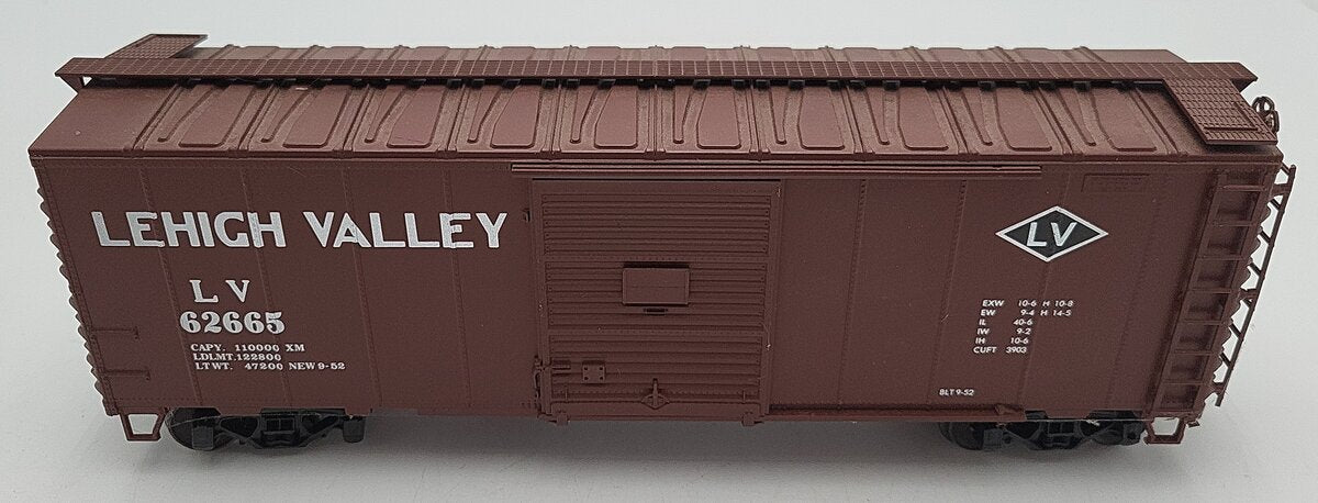 BevBel 2029 O Scale Lehigh Valley Boxcar #62665 2-Rail VG/Box