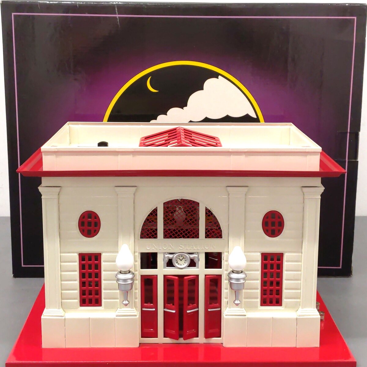 MTH 10-4033 Standard Gauge #115 Passenger Station (Red/White) LN/Box