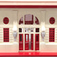 MTH 10-4033 Standard Gauge #115 Passenger Station (Red/White) LN/Box