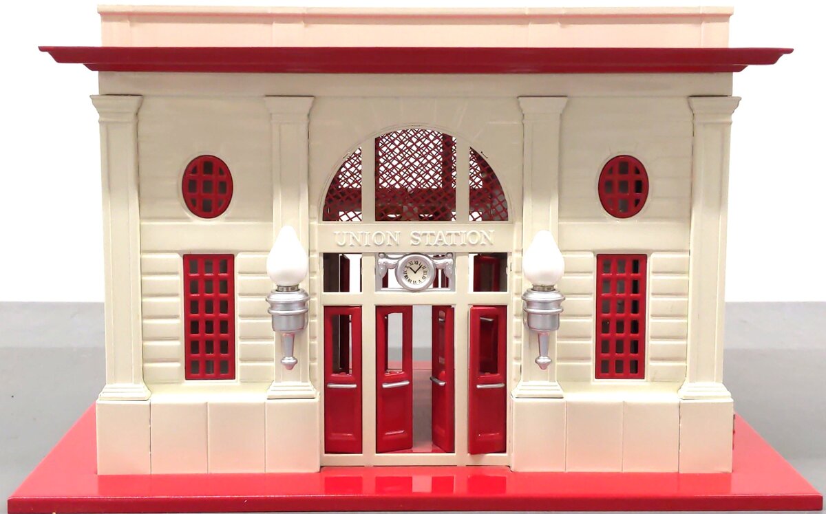 MTH 10-4033 Standard Gauge #115 Passenger Station (Red/White) LN/Box