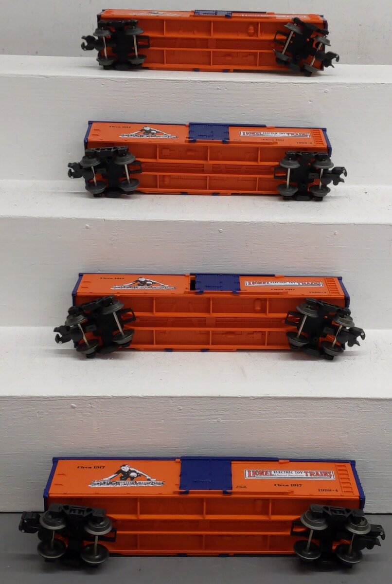 Lionel 6-11849 O Centennial Series 4-Car Woodside Reefer Set EX