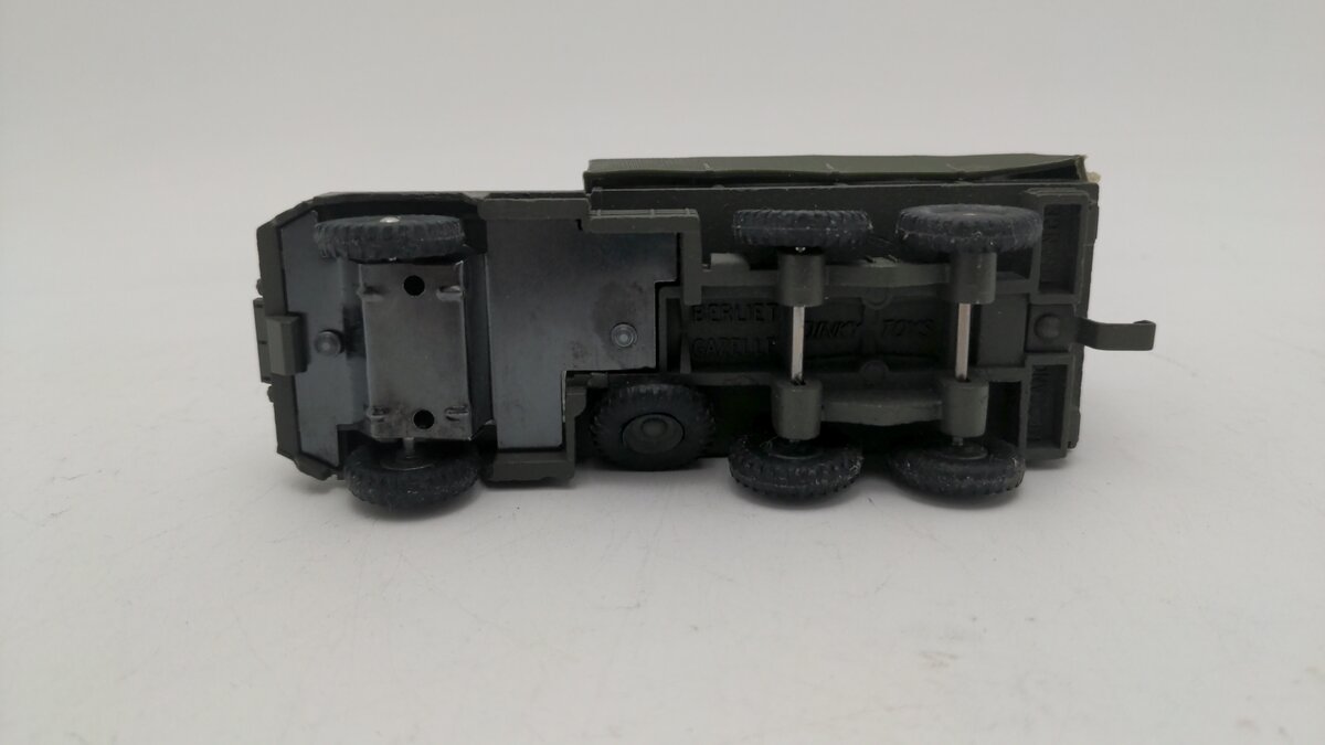 Dinky 824 Army Truck Camion Militaire "Gazelle" Berliet Die Cast & Plastic EX/Box