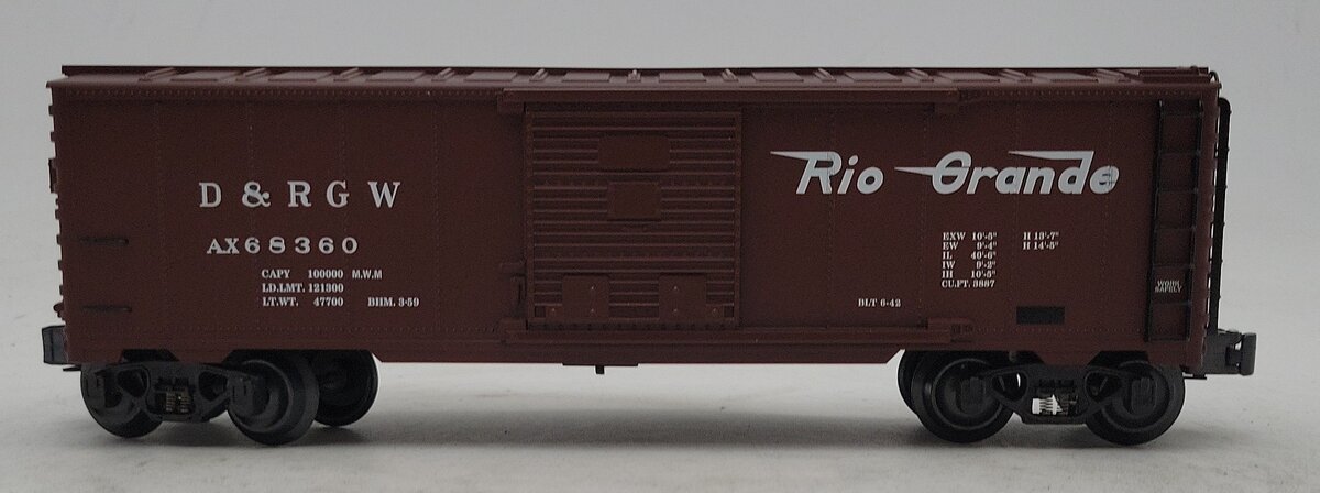 K-Line K641-14936 Denver and Rio Grande Western Boxcar #68360 LN/Box