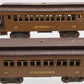 Lionel Vintage Standard Gauge Lionel Lines Tinplate Passenger Cars #309/#312 [2] VG