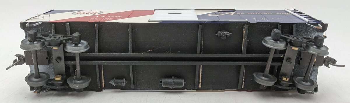 O Scale Brass All Nation Line Single Door Boxcar #1776 (2-Rail) VG