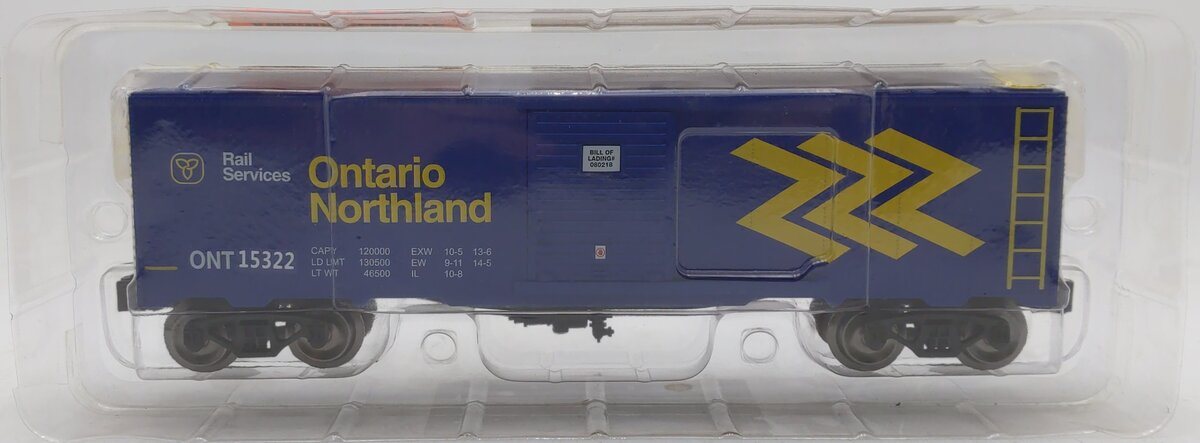 Menards 279-7100 O Gauge Ontario Northland Box Car #15322 MT