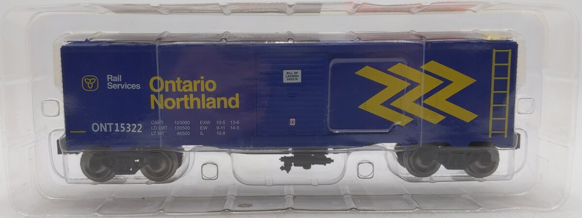 Menards 279-7100 O Gauge Ontario Northland Box Car #15322 MT