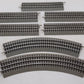 Lionel O Gauge Assorted Curved and Straight Fast Track Sections [9] EX