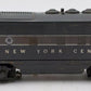 Lionel 2354 Vintage O New York Central Non-Powered F-3A Diesel Locomotive VG