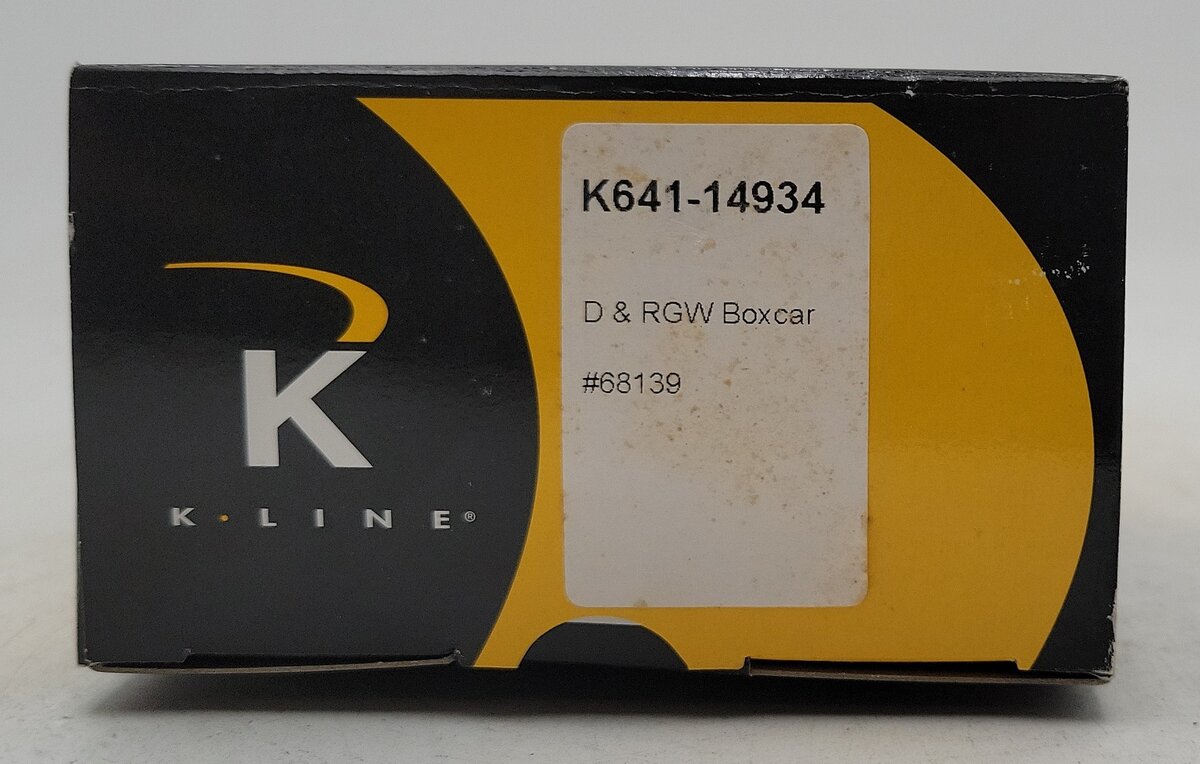 K-Line K641-14934 Denver and Rio Grande Western Boxcar #68139 EX/Box