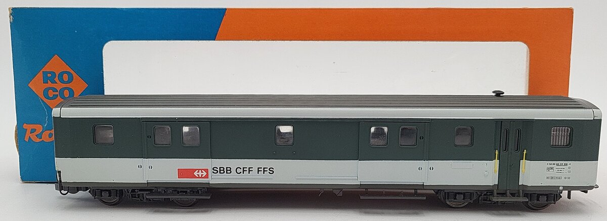 Roco 44334 HO Scale Swiss Federal Railways Passenger Car EX/Box