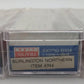 Micro-Trains 744 N Box Cars 3 Pack (Burlington Northern, Cwex, Wepx) NIB