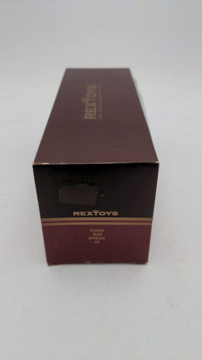 Rex Toys 45 1:43 Scale Beige & Gray 1935 Ford Station Wagon W/Display Case EX/Box