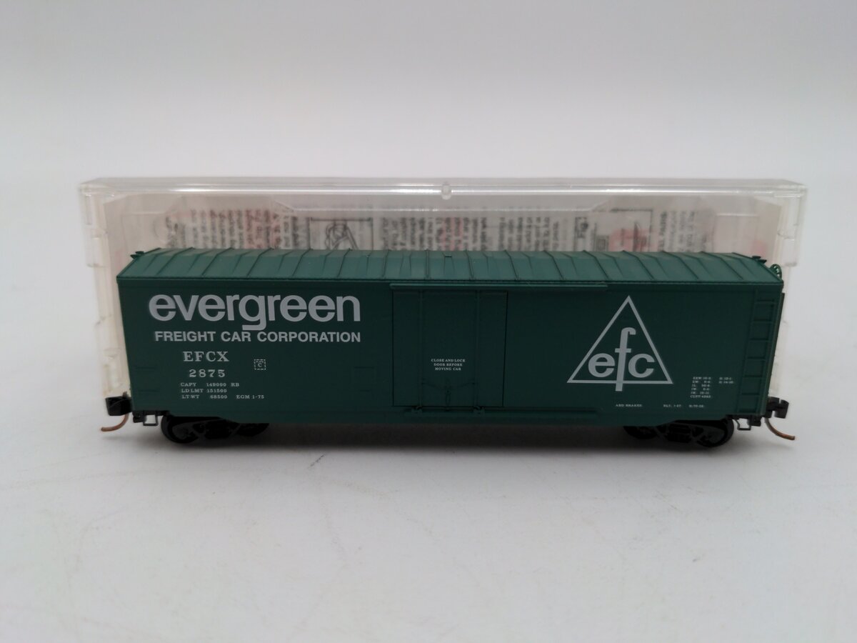 Micro-Trains 03800260 N Evergreen 50' Standard Plug Door Boxcar #2875 LN/Box