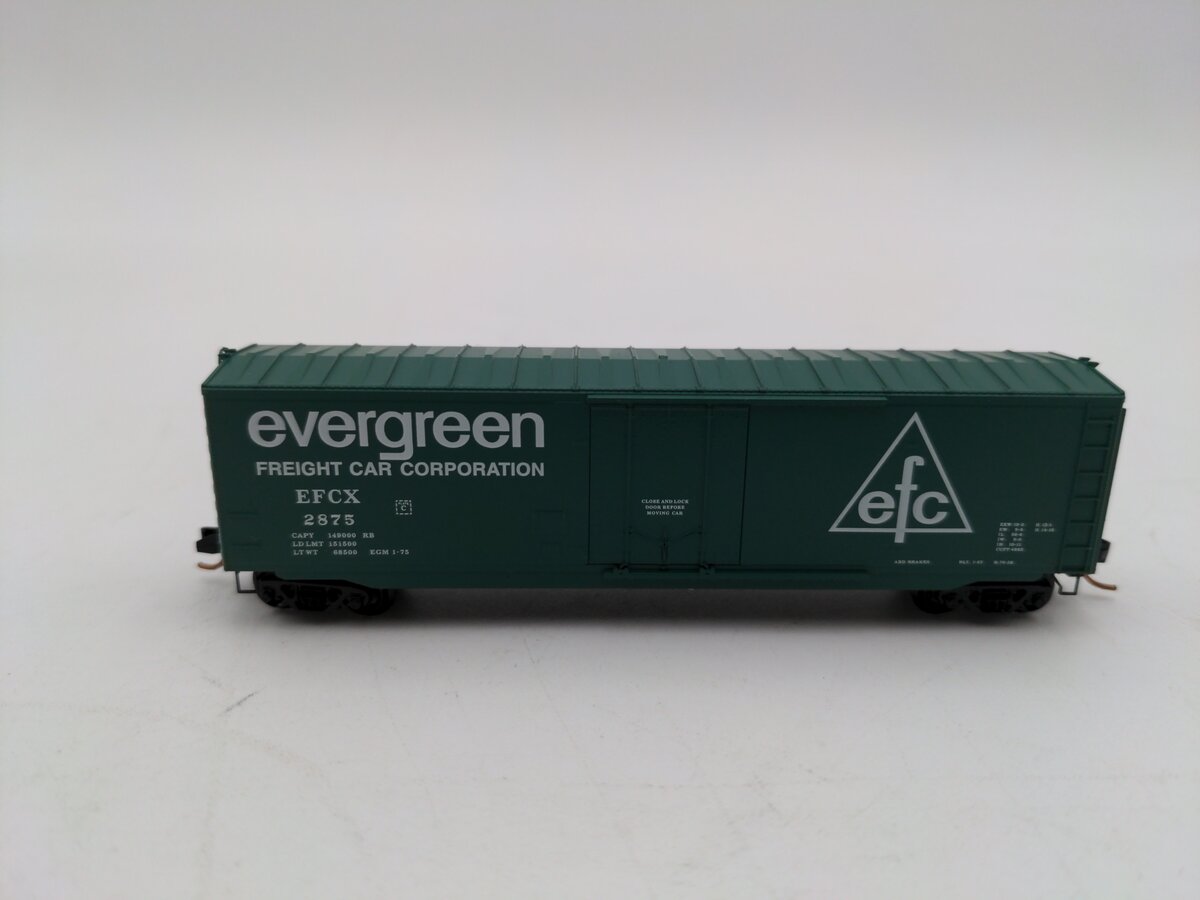 Micro-Trains 03800260 N Evergreen 50' Standard Plug Door Boxcar #2875 LN/Box