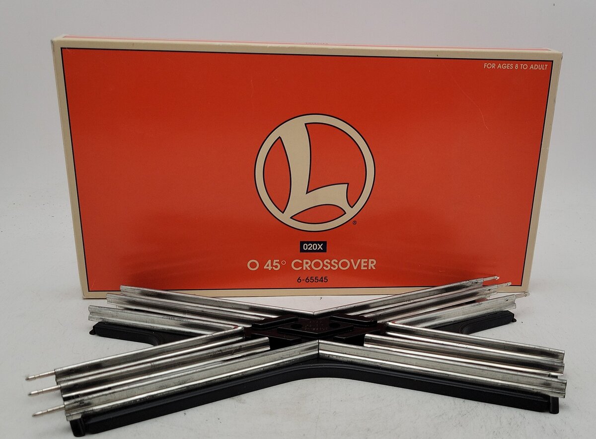 Lionel 6-65545 O Gauge 45 Degree Crossover EX/Box