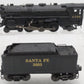 K-Line K3003 O Gauge Santa Fe Die-Cast Steam Locomotive & Tender #3003 VG
