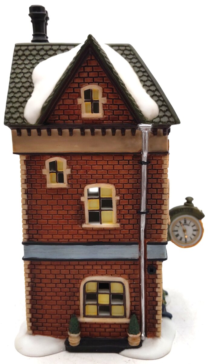 Dept 56 56.58726 Dickens Village T.C. Chester Clocks & Watches Lighted Building LN/Box
