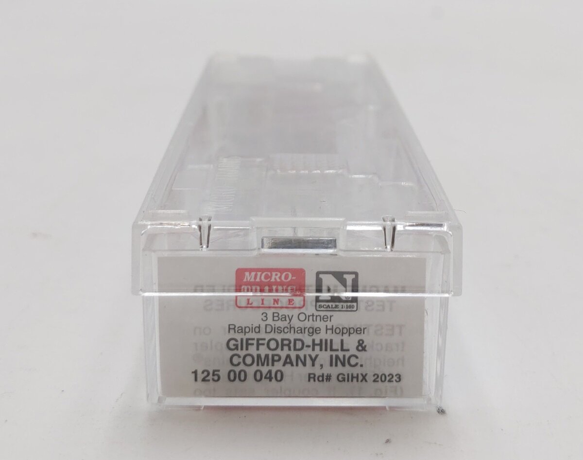 Micro-Trains 12500040 N GIHX 43' 3-Bay Ortner Rapid Discharge Hopper #2023 NIB