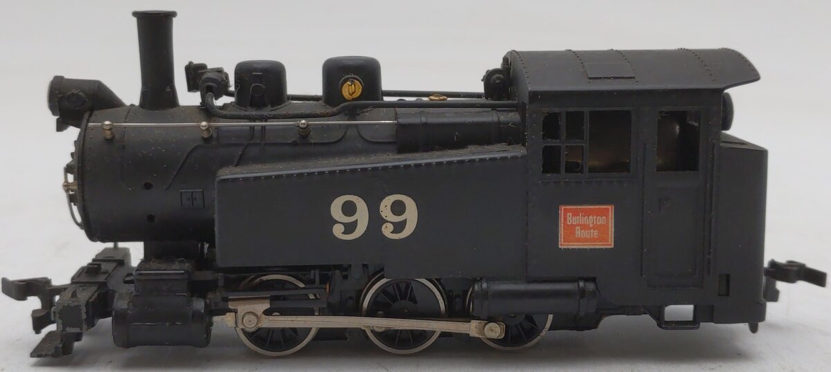 AHM HO Scale Steam Locomotive Burlington Route #99 VG