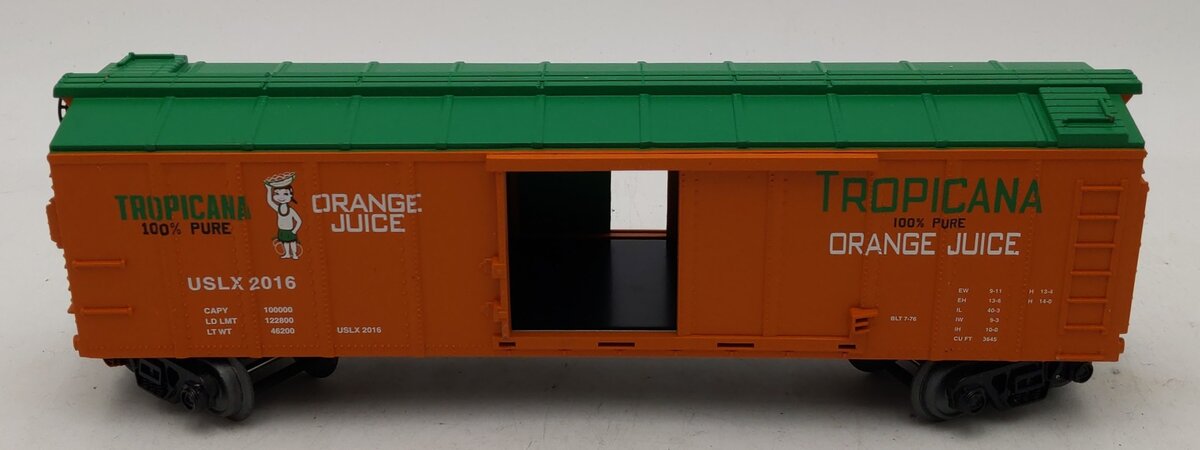 MTH 30-74872 O Tropicana 40' Steel Boxcar EX